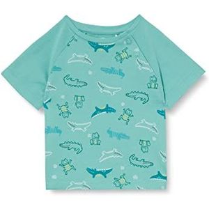 s.Oliver T-shirt met korte mouwen voor baby's - jongens T-shirt met korte mouwen, Blauw groen, 74