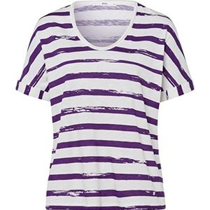 BRAX Dames Style Carrie T-shirt, Holy Purple, 34