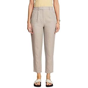 ESPRIT Collection Dames 043EO1B313 broek, 261/LIGHT Taupe 2, 42, 261/Light Taupe 2, 42