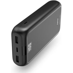 Hama Power Pack Performance 20"", 20.000mAh, 3 uitgangen: USB-C, 2 x USB-A, Anth.