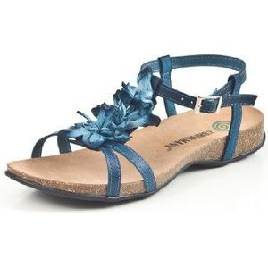 Dr. Brinkmann Dames 710563 slippers, Blauw Azuur 5, 41 EU