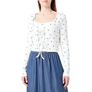 ONLY & SONS Dames Onlfenja L/S Aop Top Set Cs Jrs, Cloud Dancer/Aop: kleine Flower Jrs, S
