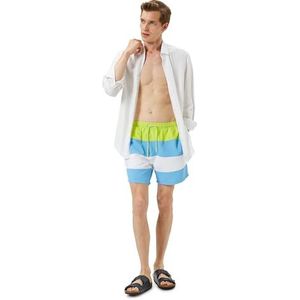 Koton Heren Multicolor Trekkoord Pocket Detail Trunk Swim Wear, groen (821), XXL