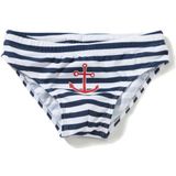 Playshoes - UV-zwembroek dreumes/peuter/kind - blauw-wit gestreept - 86-92cm