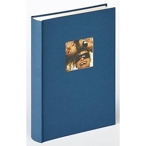 walther design fotoalbum zwart 300 foto's 10 x 15 cm Memo insteekalbum met omslaguitsparing, Fun ME-111-B