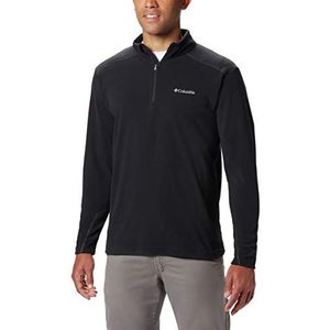 Columbia Klamath Range II Sweatshirt voor heren, halve ritssluiting, Zwart, XL
