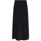 PIECES Pcfranan Hw Midi Skirt Noos Bc Midirok voor dames, zwart, XL