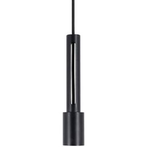 Hanglamp naald van zwart metaal, fitting E27 | Xanlite