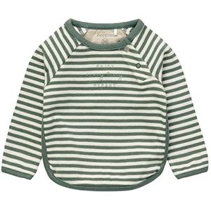 Noppies Baby Unisex Baby Tee Judson Long Sleeve Stripe T-shirt, Duck Green-P721, 56
