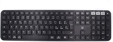 Ewent EW3275 Draadloos toetsenbord met meerdere verbindingen, draadloos toetsenbord voor Windows, Mac OSX, iOS en Android, zeer lange batterijduur, met Italiaanse QWERTY-lay-out