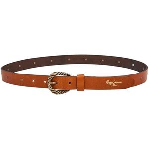 Pepe Jeans Charlotte riem voor dames, bruin (bruin), L, Bruin (Tan Brown), L