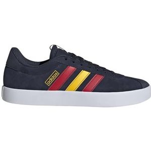 adidas Heren VL Court 3.0 Sneakers, Legend Ink/Better Scarlet/Bold Gold, 45 1/3 EU