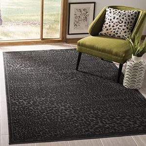Safavieh Modern tapijt, PAR120, geweven viscose PAR120 120 x 180 cm Holzkohle Grau/Mehrfarbig