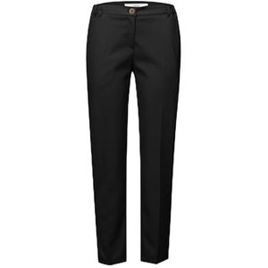 Style Maron S Style Maron Wool Touch broek in ontspannen silhouet, zwart, 32W x 30L