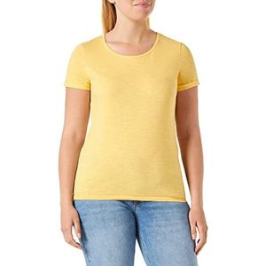 Q/S by s.Oliver Dames T-shirt, korte mouwen, geel 1317, L