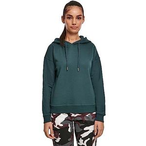 Urban ClassicsdamesSweatshirt met capuchondames hoodie,groen (bottle green),XXL