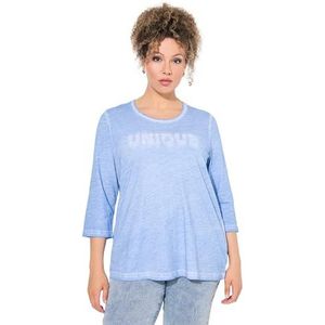 Ulla Popken Damesshirt, lichtblauw, 62-64