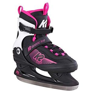K2 Skates dames schaatsen Kinetic Ice W — zwart - roze — EU: 42 (UK: 8 / US: 10.5) — 25E0240