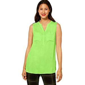 Street One dames lange blouse top, groen (Peppy Green), 40