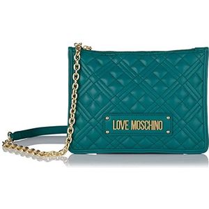 Love Moschino Jc4316pp0fla0, schoudertas voor dames, eenheidsmaat, Groen, Eén maat