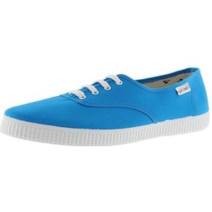 victoria Heren Inglesa Lona Sneakers, Blauw Turquesa, 44 EU