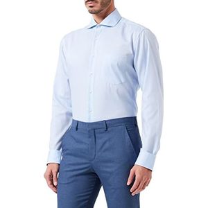 Seidensticker - Business Overhemd - Lichtblauw - Regular Fit - Heren
