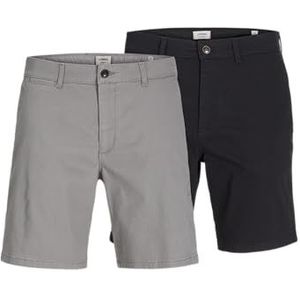 JJ Rebel - JREBSHARP - Chino Broeken - Navy / Grijs - 2 Pack