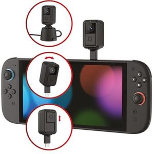 Venom USB-camera voor Nintendo Switch 2 | HD 1080p videochatcamera met flexibele hals, privacycover & compatibiliteit voor TV-, handheld- en tafelmodus