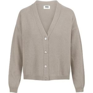 RNBW Gebreide damesjas, lichtgrijs, gemêleerd, S