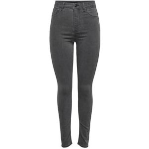 ONLY Onlmila-iris Hw Lank Sk Leg DNM Pimbox Jeans voor dames, Grijze Denim, (S) W / 30L