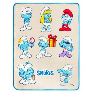 Smurfen Beddengoed Super Zachte Micro Raschel Gooi, 46 ""x 60"", door Franco Collectibles
