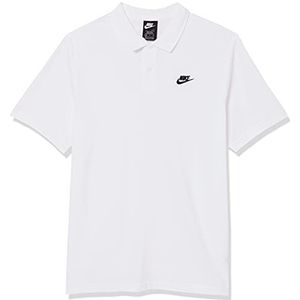 NIKE M Nsw Spe Polo Matchup Pq Poloshirt voor heren, wit/zwart, L