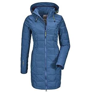 killtec Women's Gewatteerde parka/parka met afritsbare capuchon Skane WMN Quilted PRK, dark blue, 40, 35618-000