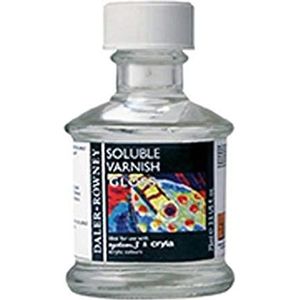 Daler Rowney Media voor acrylverf: glanslak, oplosbaar in water, 75 ml: Ideaal voor gebruik met Cryla-kleuren & System 3