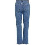 Vila Vistray Dl Rw Straight MBD-Noos Jeans voor dames, Middelblauwe denim, 38W x 30L