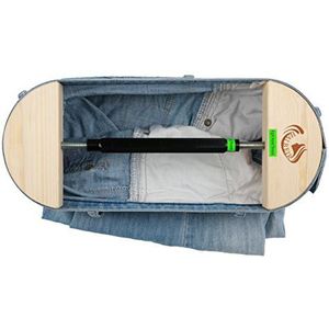 HAIBEIR Stretchbroek van 30 tot 149,9 cm – heavy duty – eenvoudig te gebruiken – mannen en vrouwen & lange termijn stretch voor jeans, broeken, rokken en broeken, wit, 30"" to 59