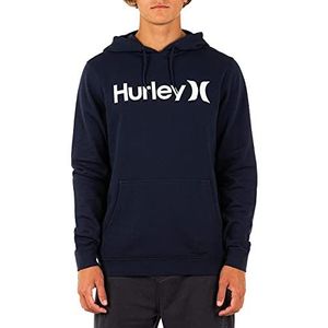 Hurley One and Only Solid Summer Hoodie Sweatshirt voor heren, zwart (obsidiaan), M