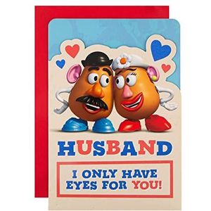 Hallmark Verjaardagskaart voor echtgenoot - Disney Toy Story Die Cut Mr en mevrouw Potato Head Design