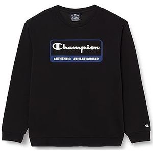 Champion Legacy Graphic Shop Authentic-Powerblend Fleece Crewneck Sweatshirt voor heren, Nero, XXL