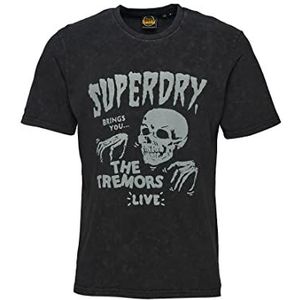 Superdry Vintage Lo-fi Flyer Tee Herenhemd, Mid Backstage Black, XL