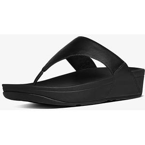 Fitflop - Lulu - Teenslippers - Zwart - Leer