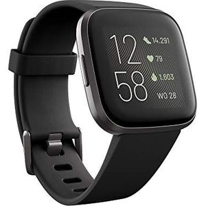 Ga voor een gezond en actief leven met Fitbit Versa 2, de premium smartwatch met spraakbediening, slaapscore, fitnessfuncties, apps en meer.