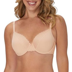 Maidenform Dames Comfort Devotion Verfraaid Extra Dekking BH, Zandschaal, 85D