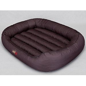 Hobbydog XL OWABRA5 Hondenbed, ovaal, XL, 90 x 75 cm, donkerbruin, XL, bruin, 3,9 kg