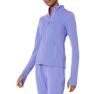 Amazon Essentials Dames Active Sweat Zip Through Jacket, Paars, S