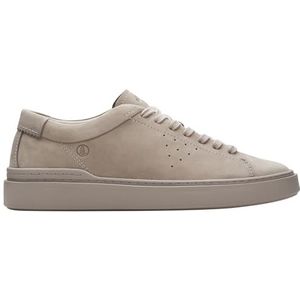 Clarks Heren Craft Swift Sneaker, grijs Nubuck, 9 UK, Grijs Nubuck, 43 EU