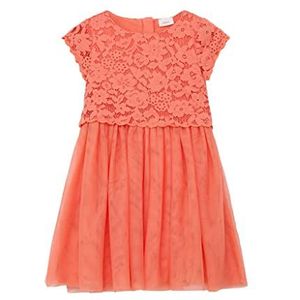 s.Oliver Junior Girl's jurk, kort, oranje, 134, oranje, 134 cm
