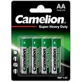 Camelion 10000406 R6 AA Mignon Super Heavy Duty Batterij (Pack van 4)