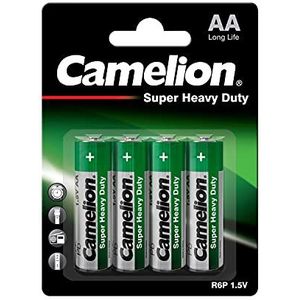 Camelion 10000406 R6 AA Mignon Super Heavy Duty Batterij (Pack van 4)