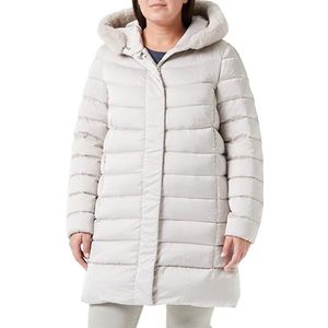 Geox W Chloo Jas voor dames, Zilvergrijs, 46